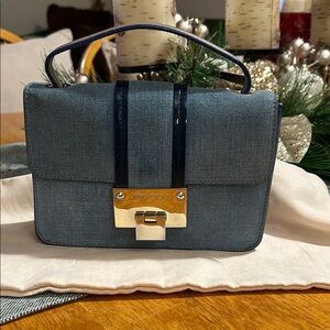 Jimmy Choo Mini Rebel Denim Bag